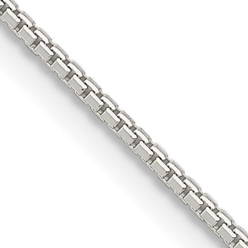 Sterling Silver 1.5mm 8 Sided w/2in ext. Box Chain