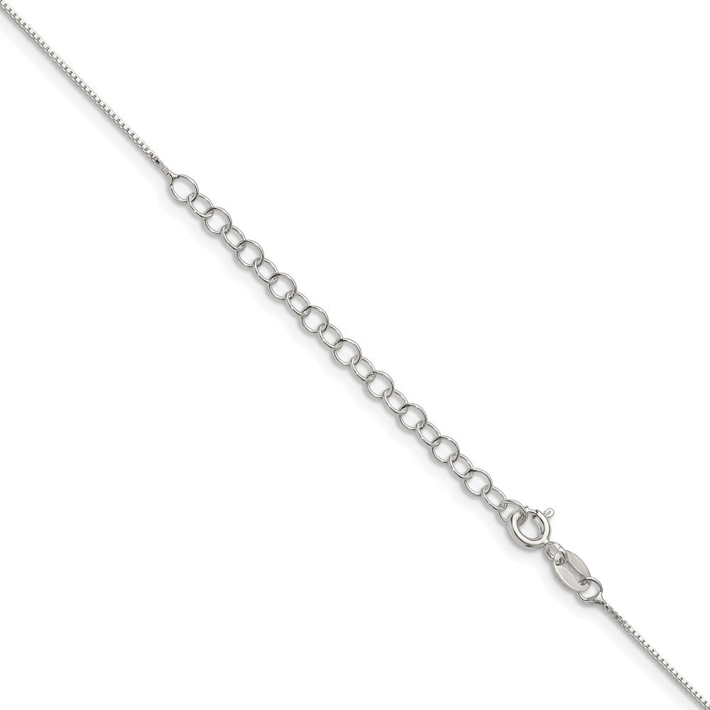 Sterling Silver .6mm Box Chain w/2in ext.
