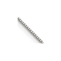 Sterling Silver .6mm Box Chain w/4in ext.