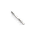 Sterling Silver .8mm Box Chain w/2in ext.