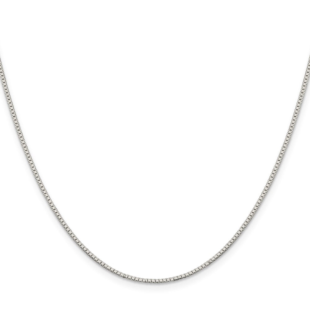 Sterling Silver 1.1mm Box Chain w/2in ext.