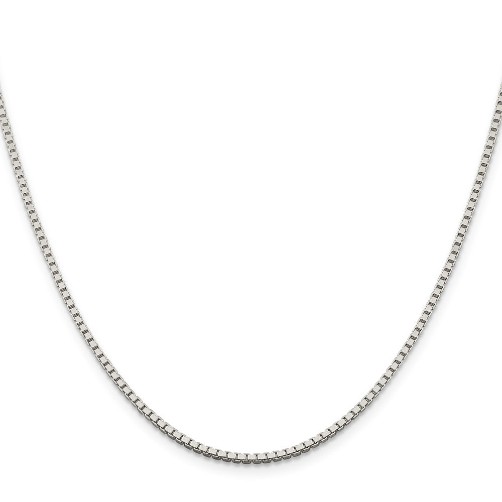 Sterling Silver 1.75mm Box Chain w/4in ext.