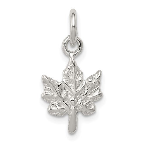Sterling Silver Maple Leaf Charm