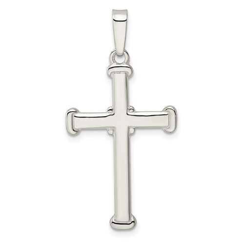 Sterling Silver Polished Cross Pendant