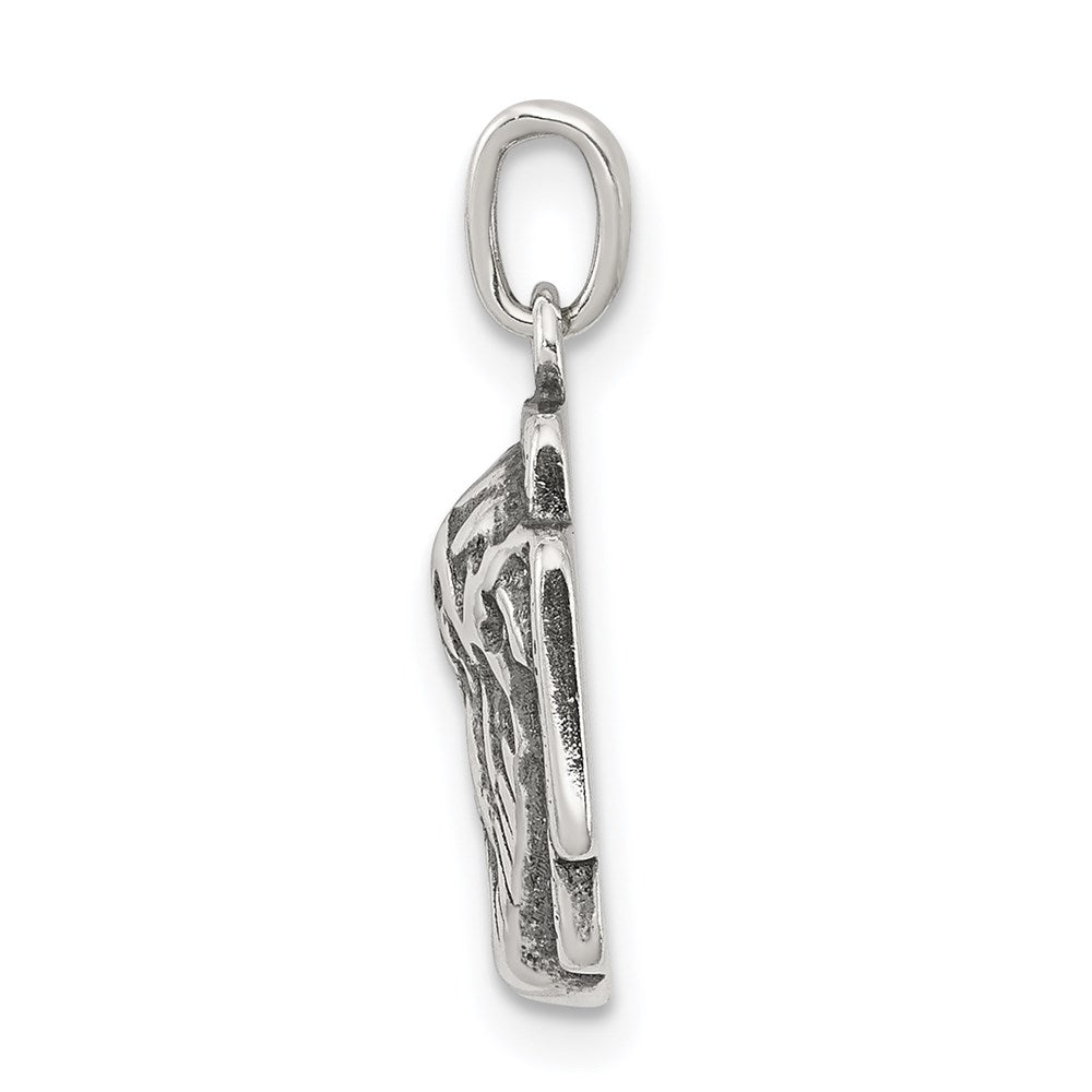 Sterling Silver Antiqued Ecce Homo Medal