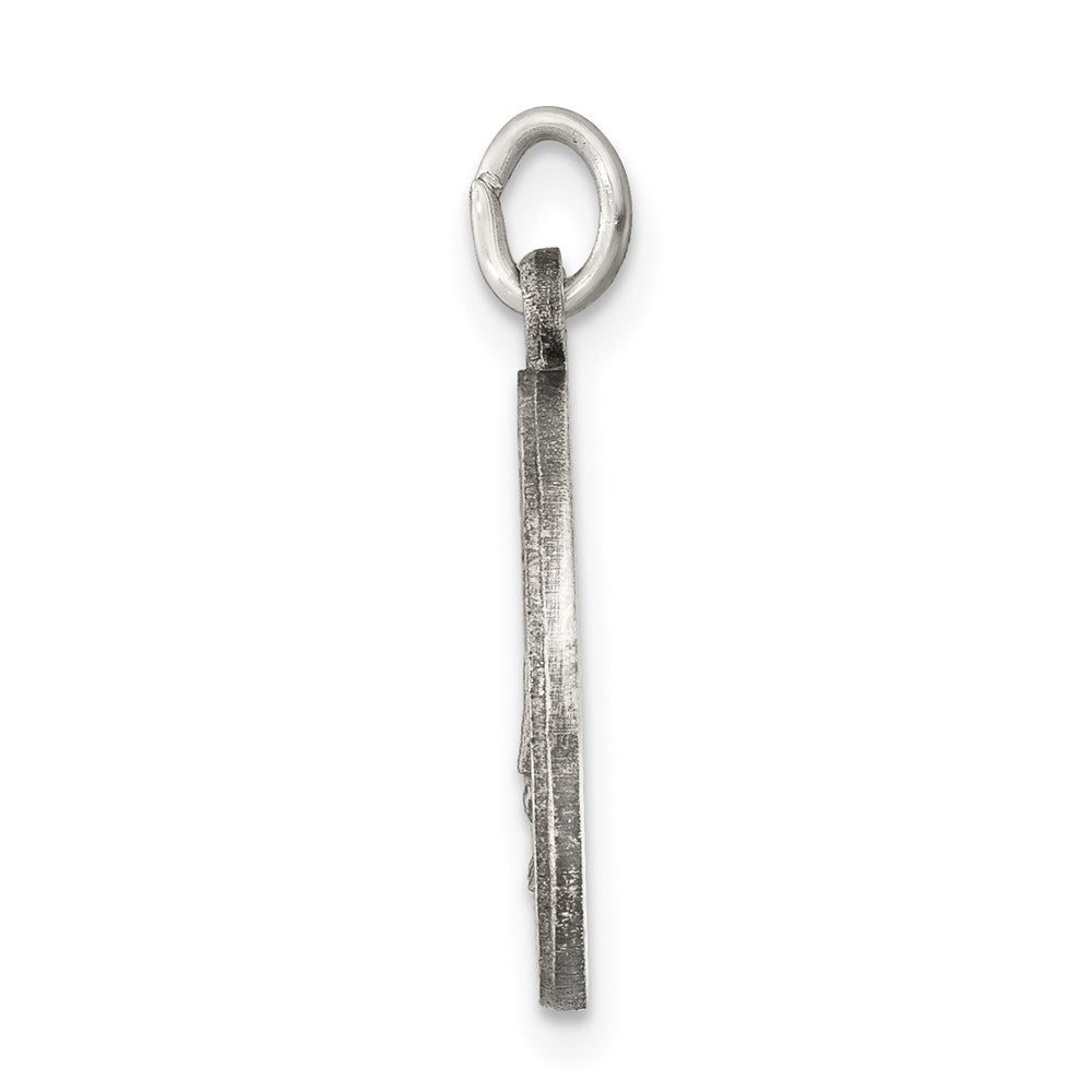Sterling Silver Antiqued Saint Elizabeth Seton Medal