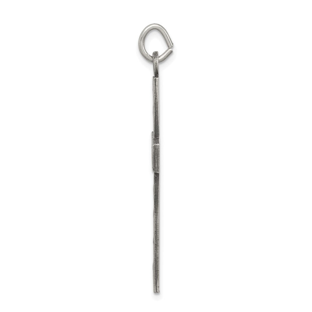 Sterling Silver Antiqued Cross Pendant