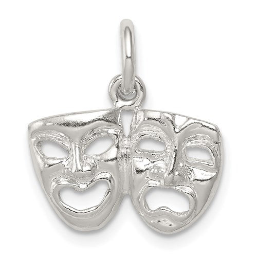 Sterling Silver Comedy/Tragedy Charm