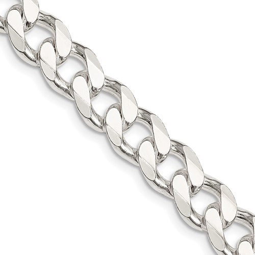 Sterling Silver 9.3mm Curb Chain