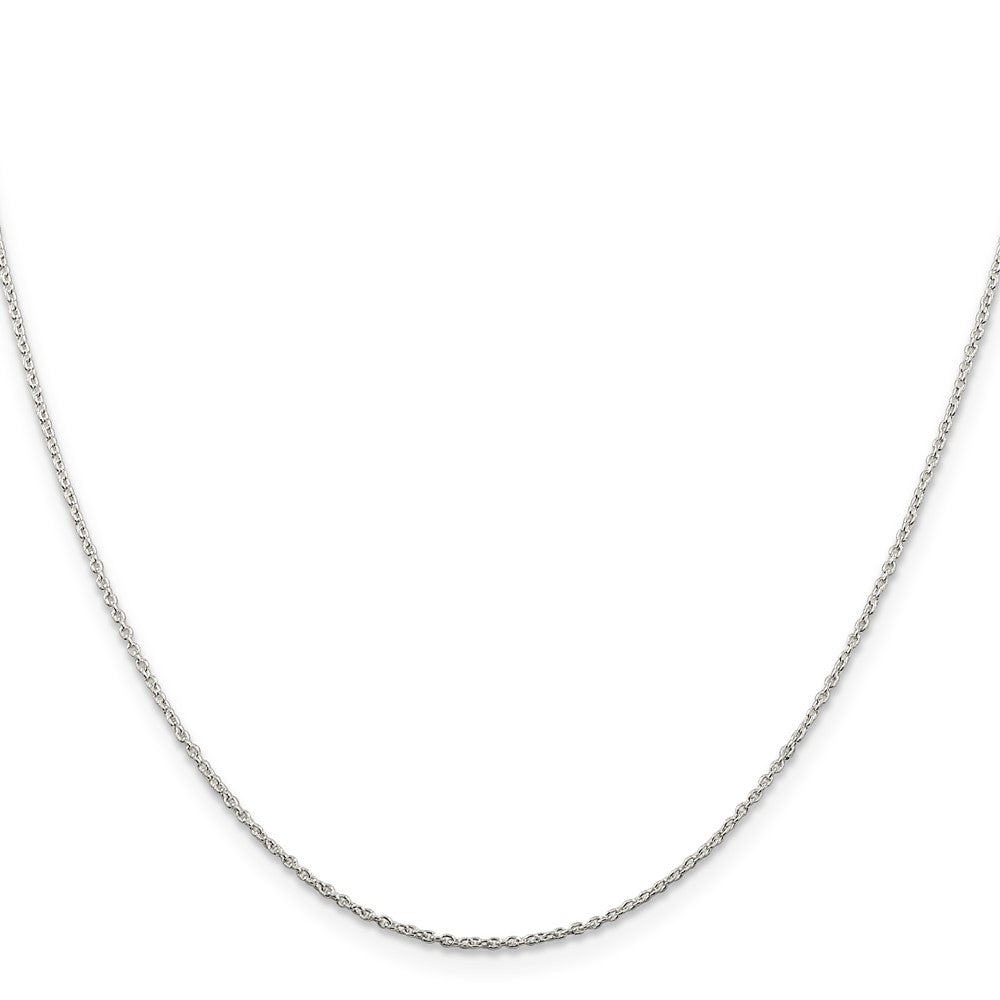 Sterling Silver 1mm Cable Chain w/4in ext.