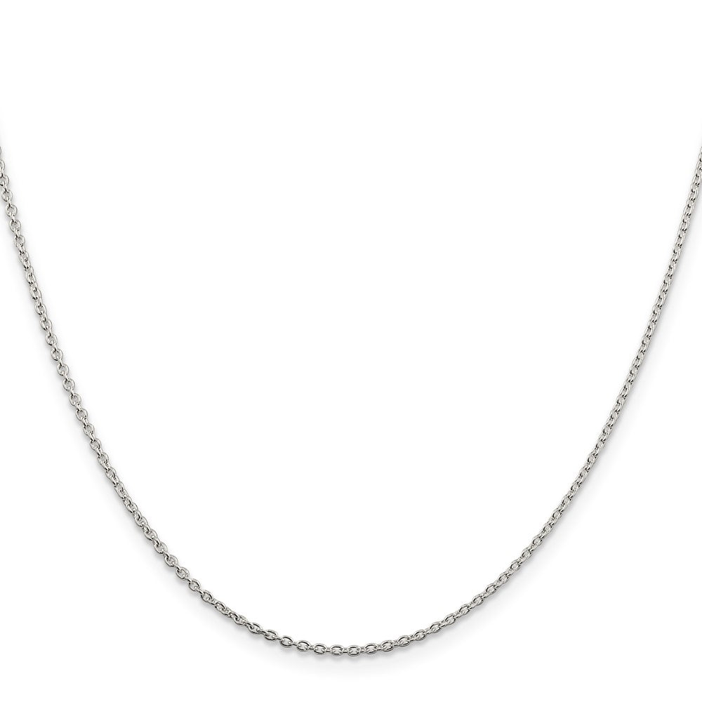 Sterling Silver 1.5mm Cable Chain w/4in ext.