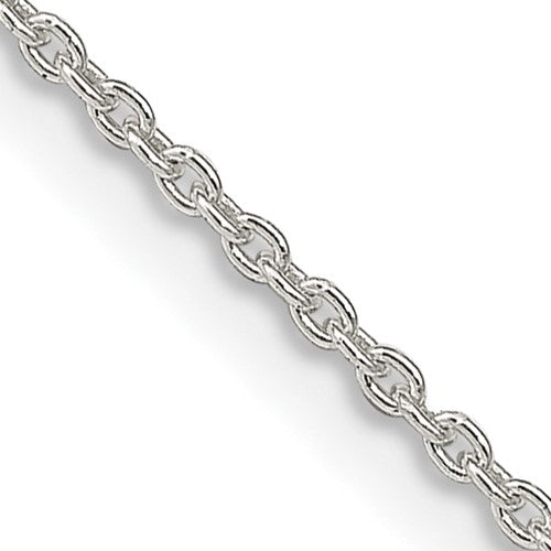 Sterling Silver 1.5mm Cable Chain w/2in ext.