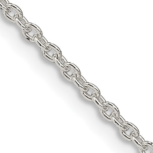 Sterling Silver 1.95mm Cable Chain