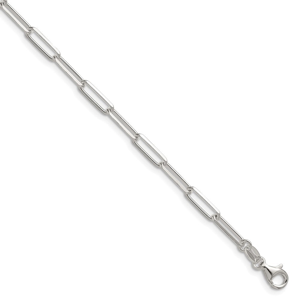 Sterling Silver 3.5mm D/C Paperclip Chain