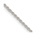Sterling Silver 1.5mm Solid Rope Chain