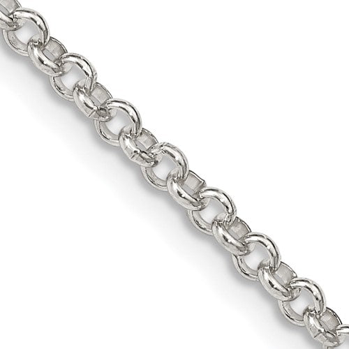 Sterling Silver 2.8mm Rolo Chain