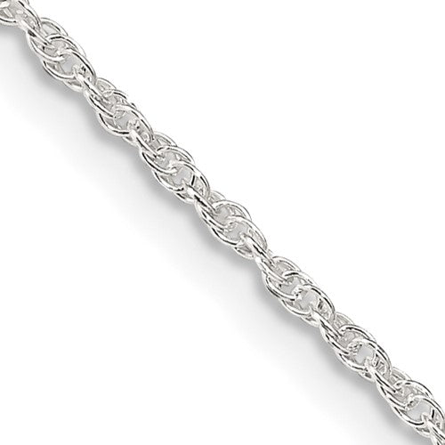 Sterling Silver 1.6mm Loose Rope Chain