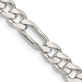 Sterling Silver 5.5mm Figaro Chain