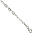 Sterling Silver 8in. Puffed Mariner Link Bracelet