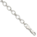 Sterling Silver 7 inch Fancy Link Bracelet