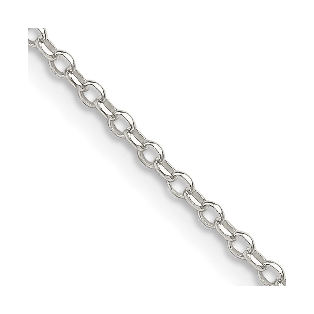 Sterling Silver 1.75mm Diamond-cut Rolo Cable Chain