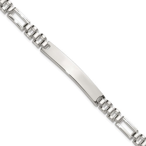 Sterling Silver Polished 7.75in ID Bracelet