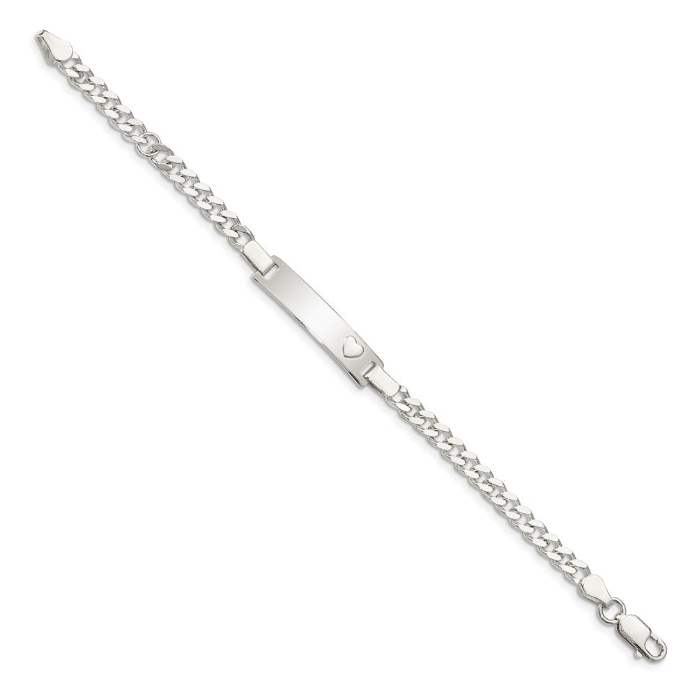 Sterling Silver Baby ID Bracelet