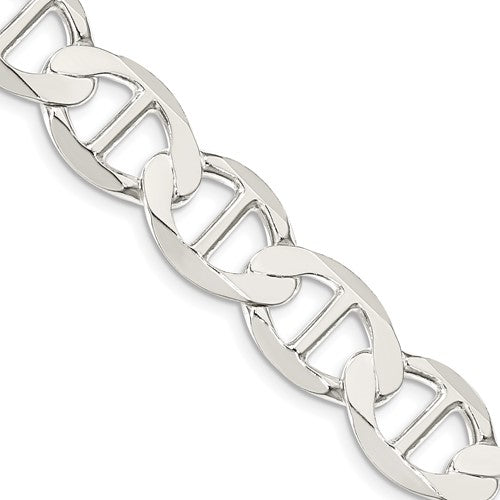 Sterling Silver 12.3mm Flat Anchor Chain
