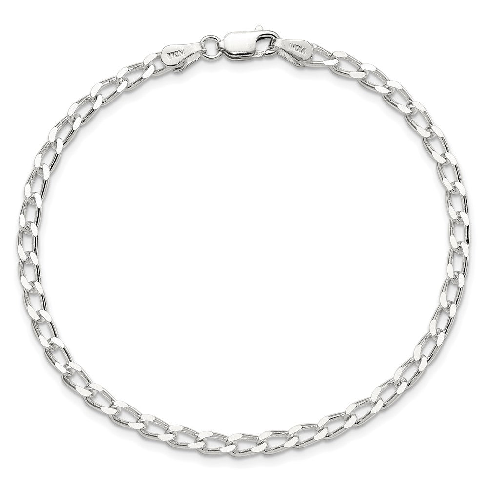 Sterling Silver 3.2mm Open Elongated Link Chain