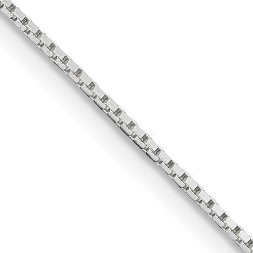 Sterling Silver .6mm Mirror Box Chain w/2in ext.