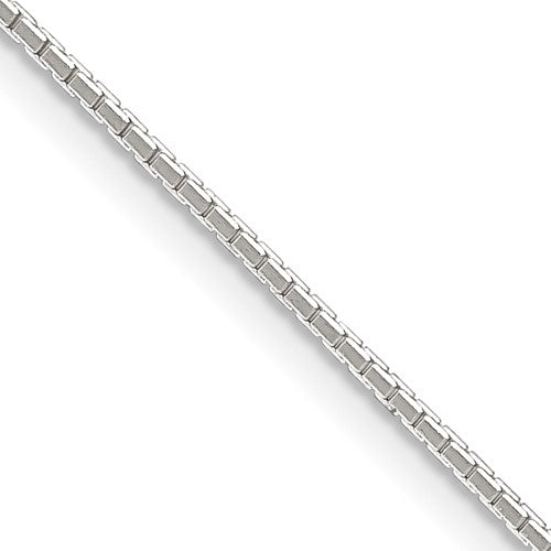 Sterling Silver .9mm 8 Sided Mirror Box Chain
