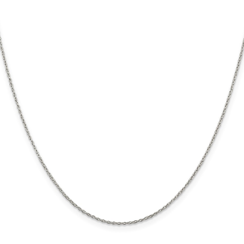 Sterling Silver 1.30mm Forzantine Cable Chain w/2in ext.