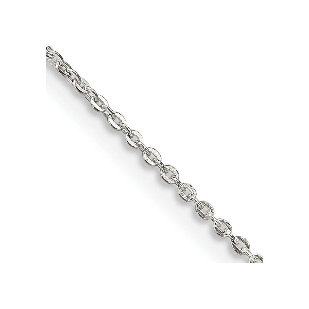 Sterling Silver .9mm Flat Link Cable Chain