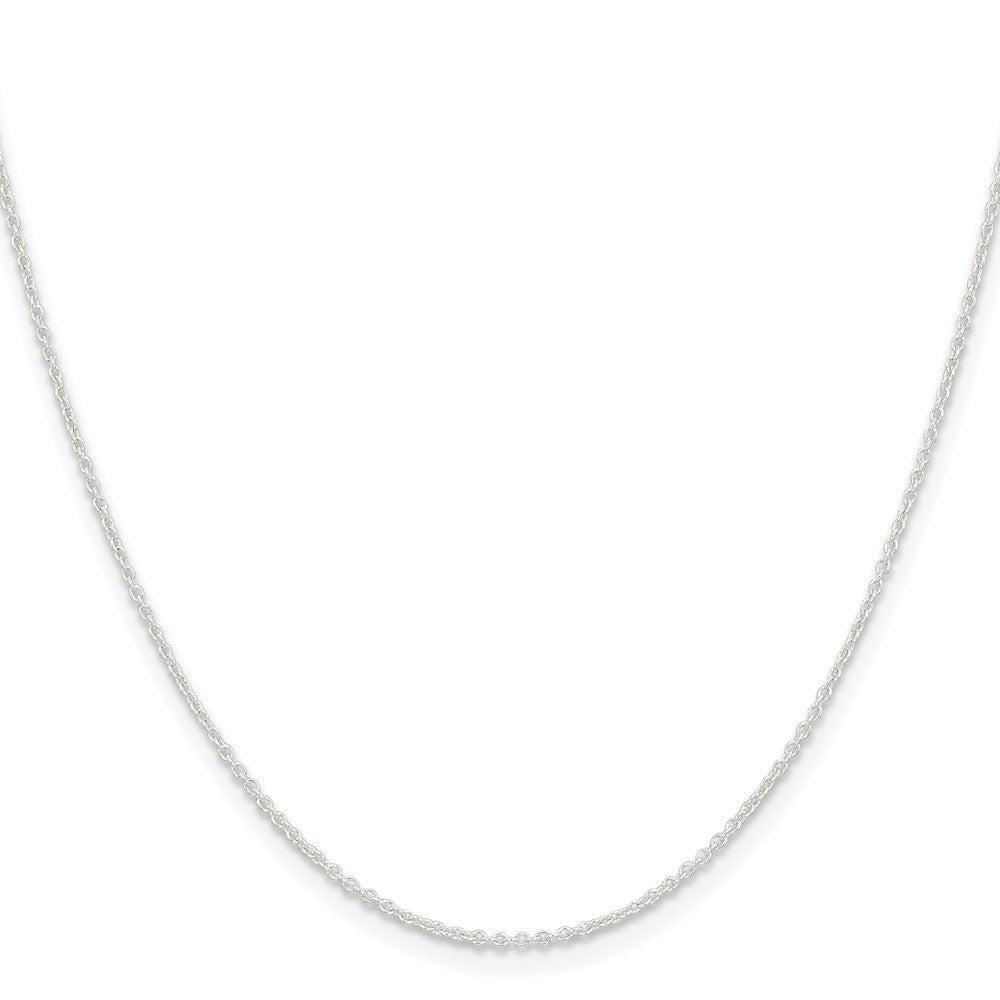 Sterling Silver 1.45mm Forzantine Cable Chain w/2in ext.