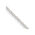 Sterling Silver 1.45mm Forzantine Cable Chain w/2in ext.