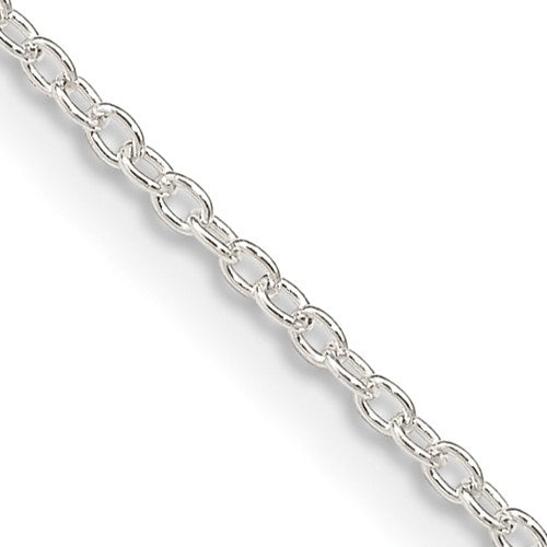 Sterling Silver 1.45mm Forzantine Cable Chain