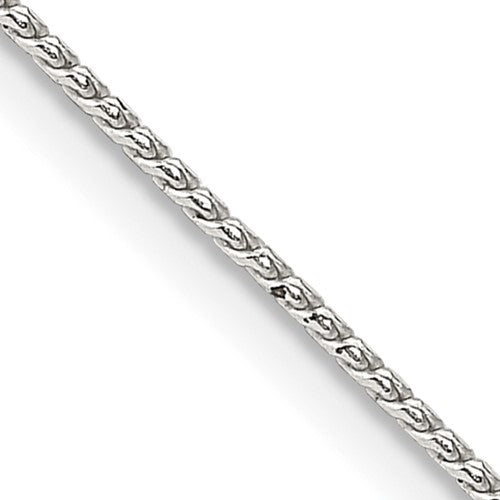 Sterling Silver .95mm Round Franco Chain