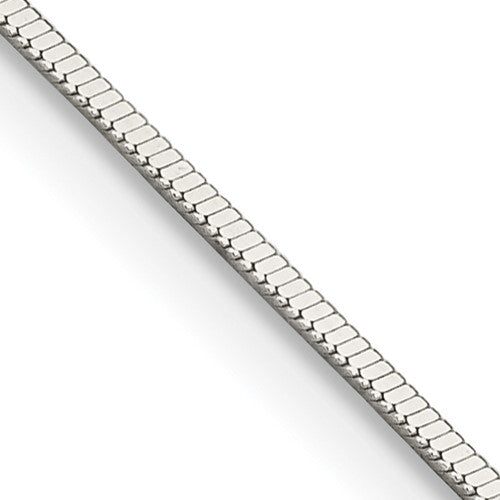 Sterling Silver .8mm Square Snake Chain