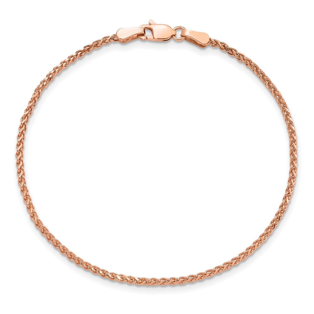 14k Rose Gold 1.7mm D/C Spiga Chain
