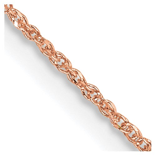 14K Rose Gold .7mm Ropa Chain