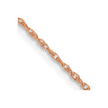 14k Rose Gold .8mm Baby Rope Chain