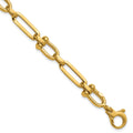 14k Polished Link 7.75in Bracelet