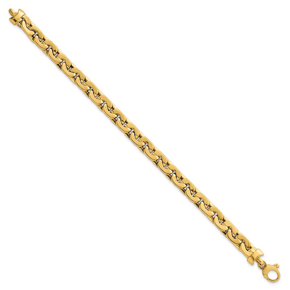 14k Polished 7.5in Fancy Link Bracelet