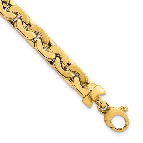 14k Polished 7.5in Fancy Link Bracelet
