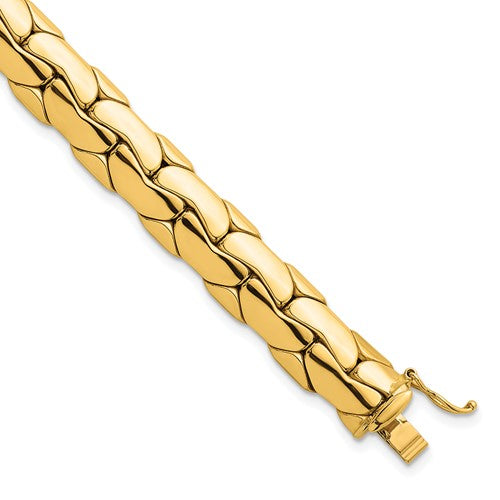 14k Polished Fancy Link Bracelet