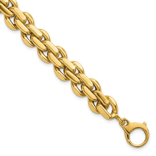 14k Polished 7.5in Fancy Link Bracelet