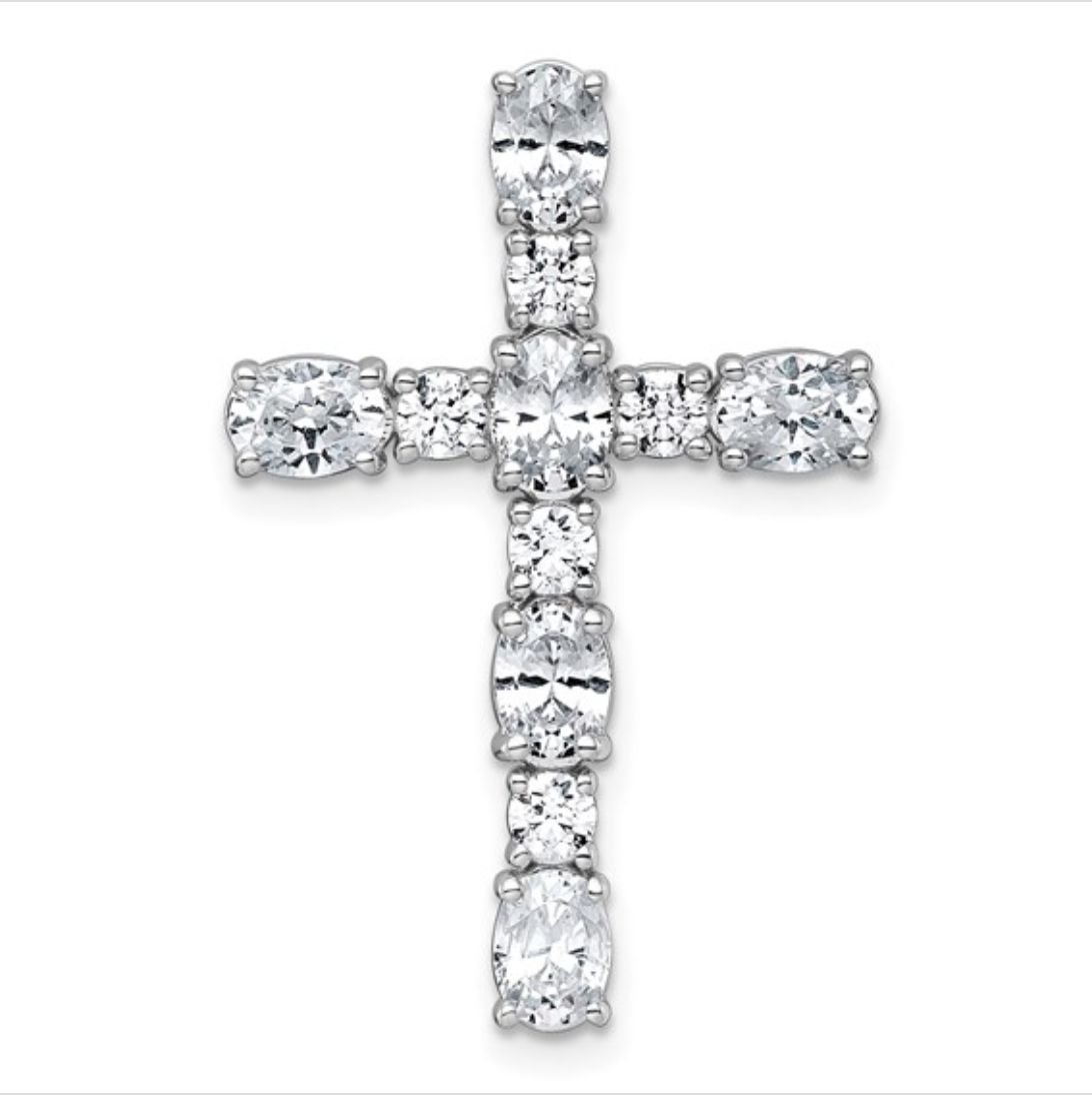 Gold Lab Grown Diamond Cross