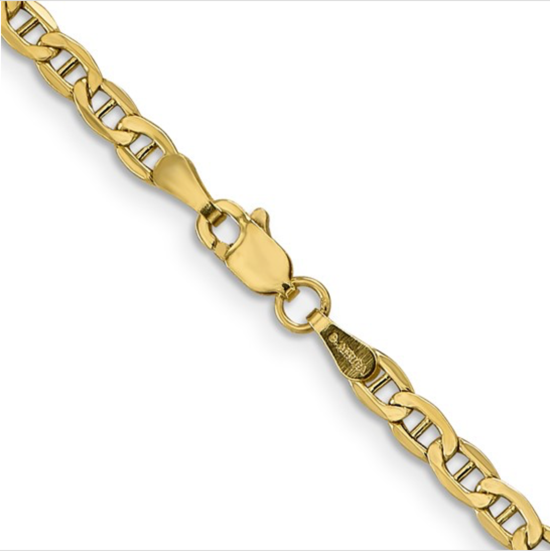 Anchor Chain 10k Gold