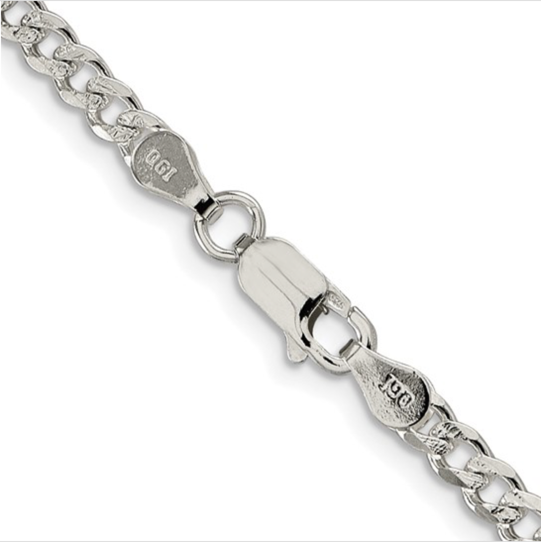 Curb Chain Sterling Silver