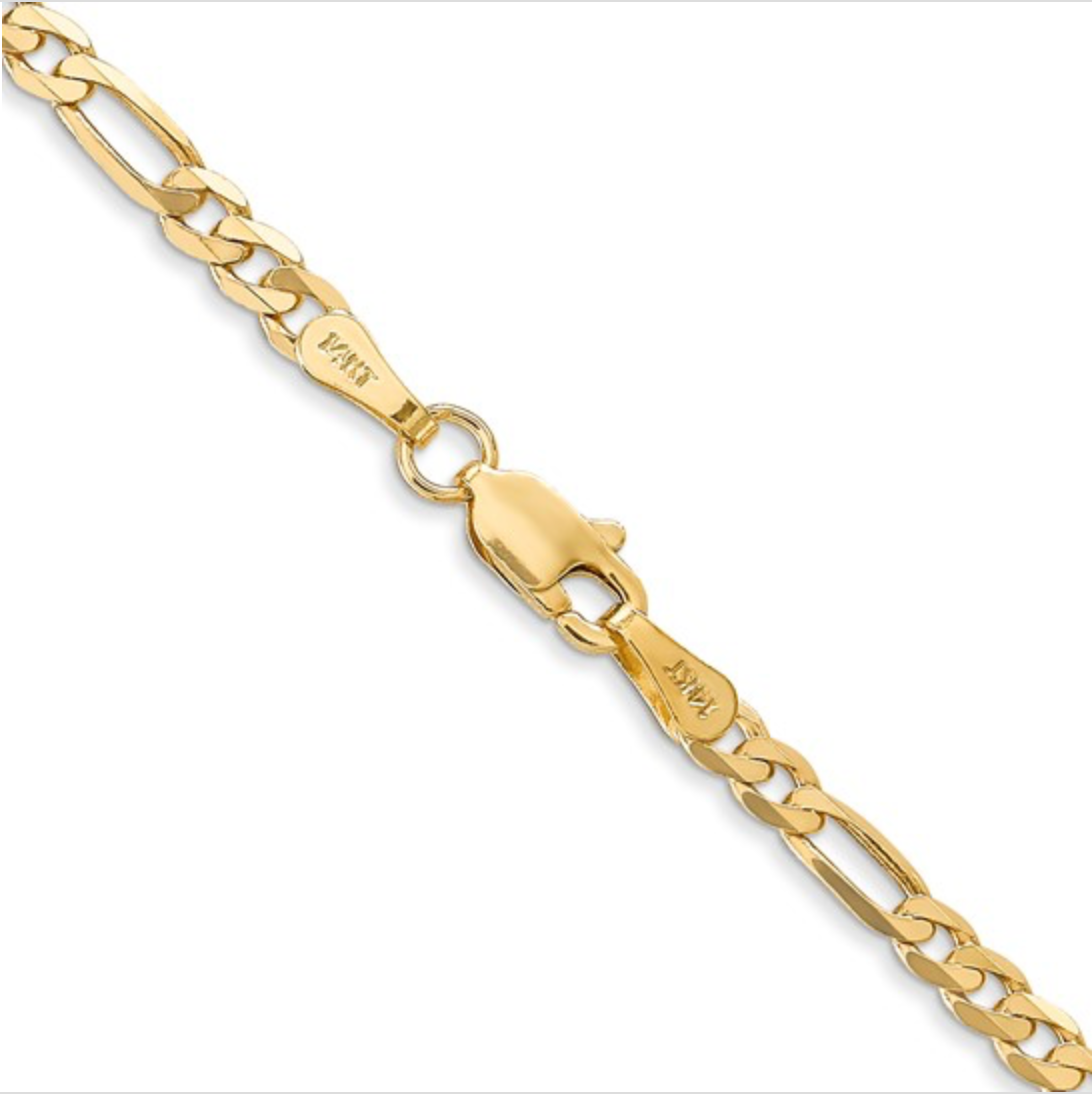 Semi-Solid Figaro Chain